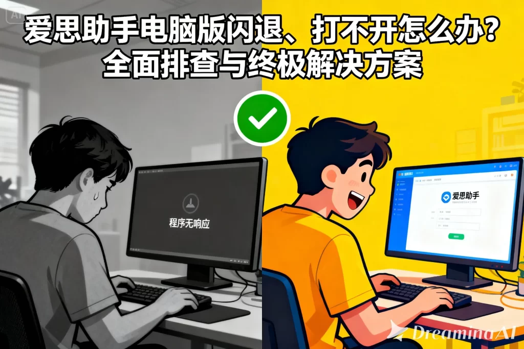 爱思助手电脑版闪退、打不开怎么办？全面排查与终极解决方案