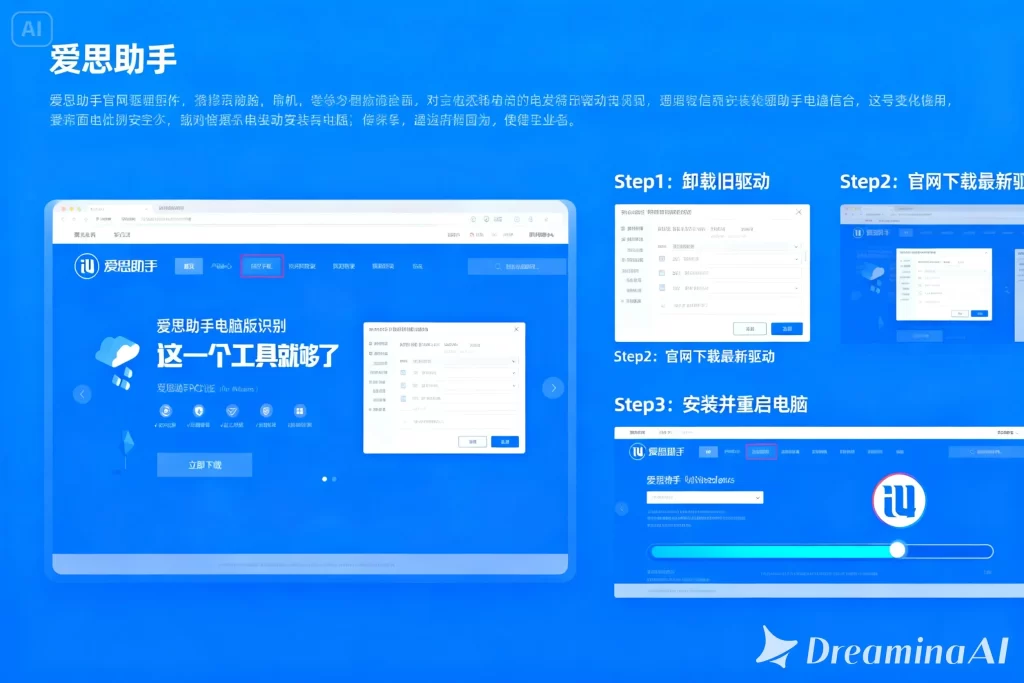 爱思助手电脑版识别不到设备？最新驱动安装与端口修复技巧